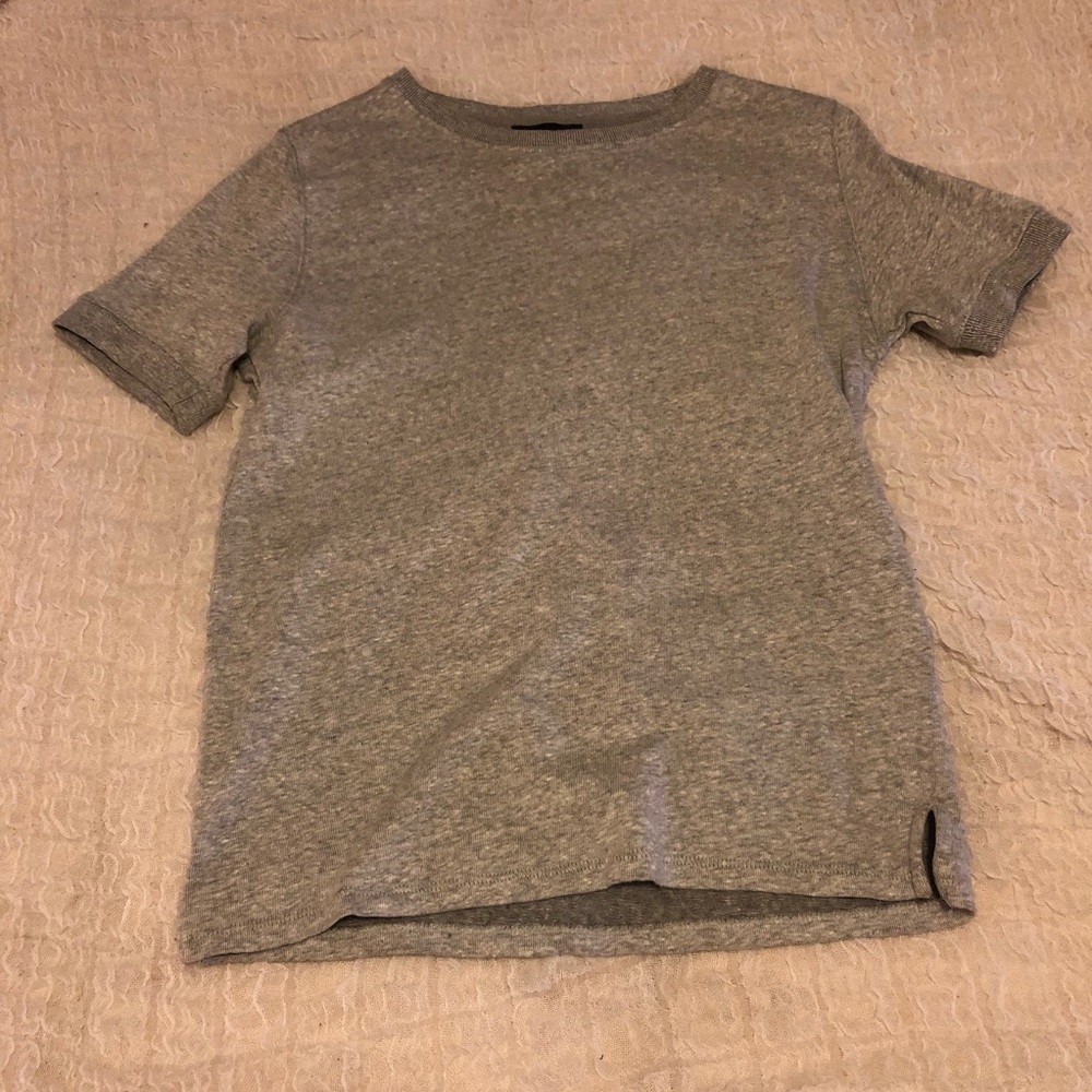 APC short sleeve linen-cotton top